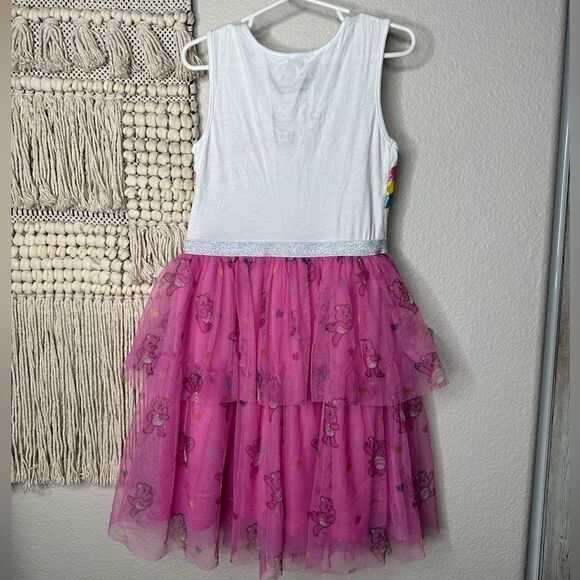 Kids Rainbow Care Bears Tulle Dress Small (6/6x) - Picture 2 of 5